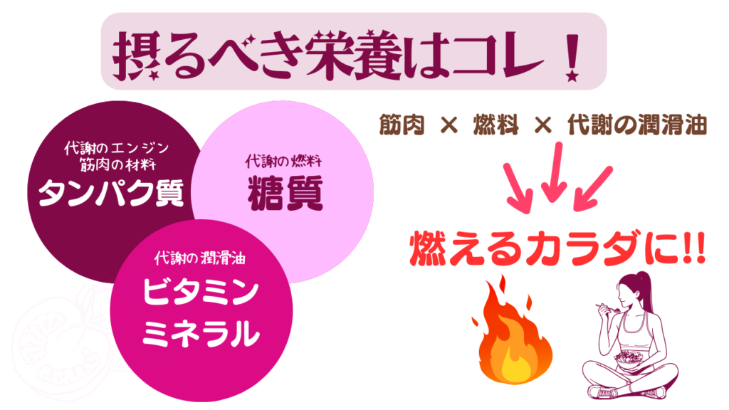 結局、何を食べれば“燃えるカラダ”になるの?